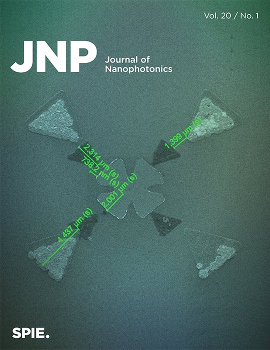 Cover thumbnail for Journal of Nanophotonics